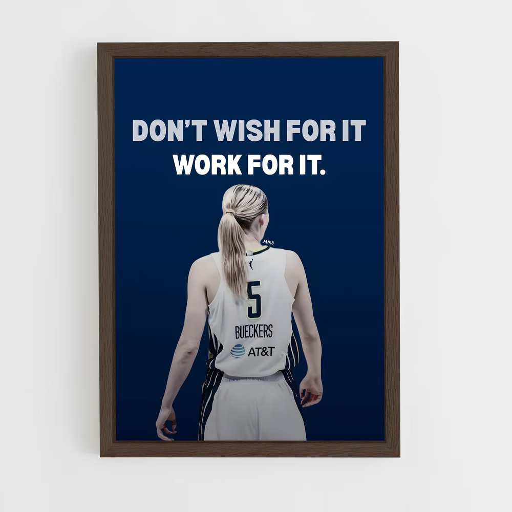 Poster Don't Work It – affiche Basketball (vue 5)